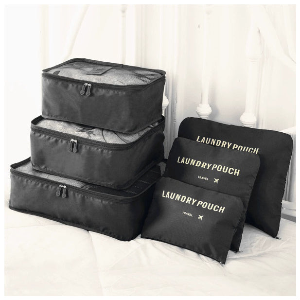 The Pack Smarter Set™ – Travel Packing Cubes + Laundry Pouches